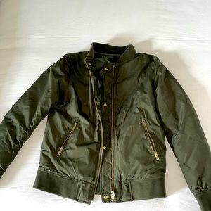 REVERSIBLE Camo / Army Green Fitted Bomber Jacket